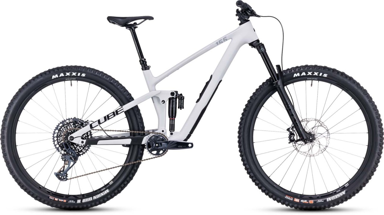 Cube Stereo ONE55 C:62 Race 29 lightgrey n grey 2023 - Fully Mountainbike