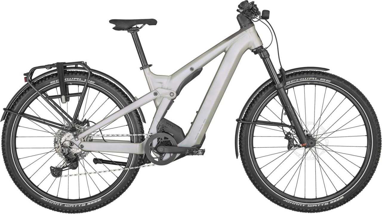Scott Axis eRIDE FS 10 Prism Lazerfish Silver 2023 - E-Bike Fully Mountainbike Touring Bike