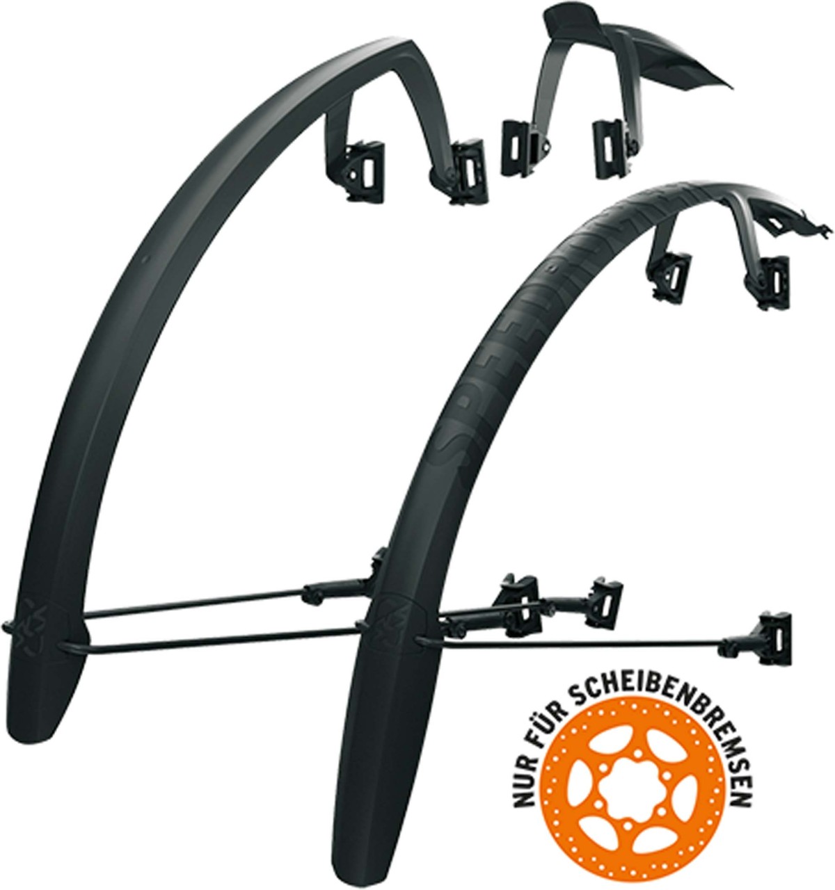 SKS Mudguard set Speedrocker black, 28"