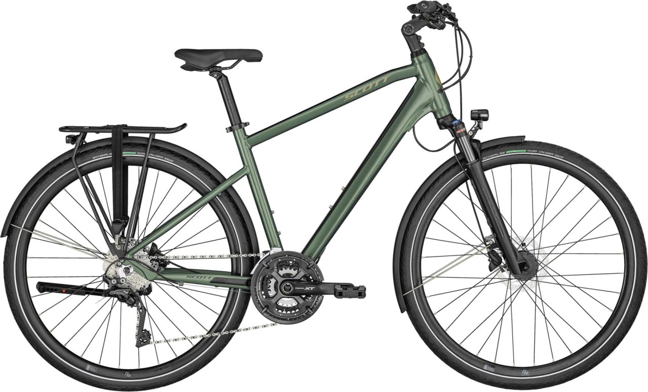 Scott Sub Sport 10 Men Malachite Green 2023 - Touring Bike Men