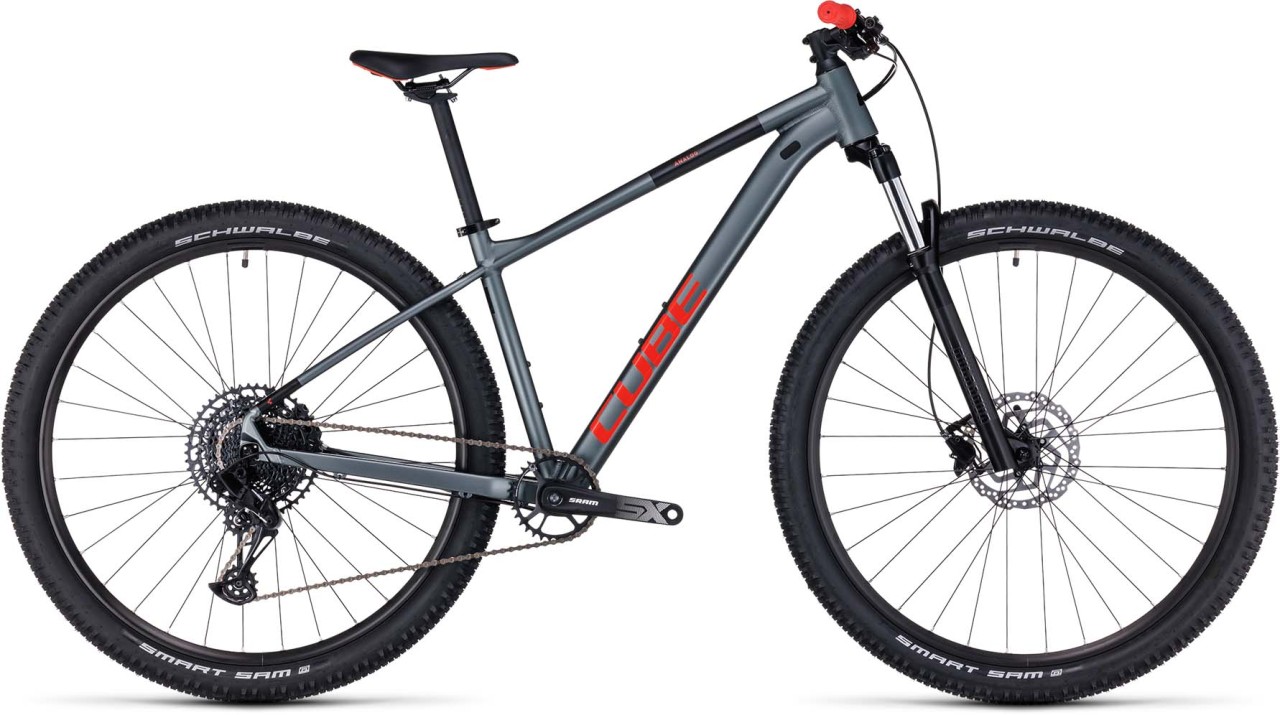 Cube Analog flashgrey n red 2023 - Hardtail Mountainbike - with damages in paintwork