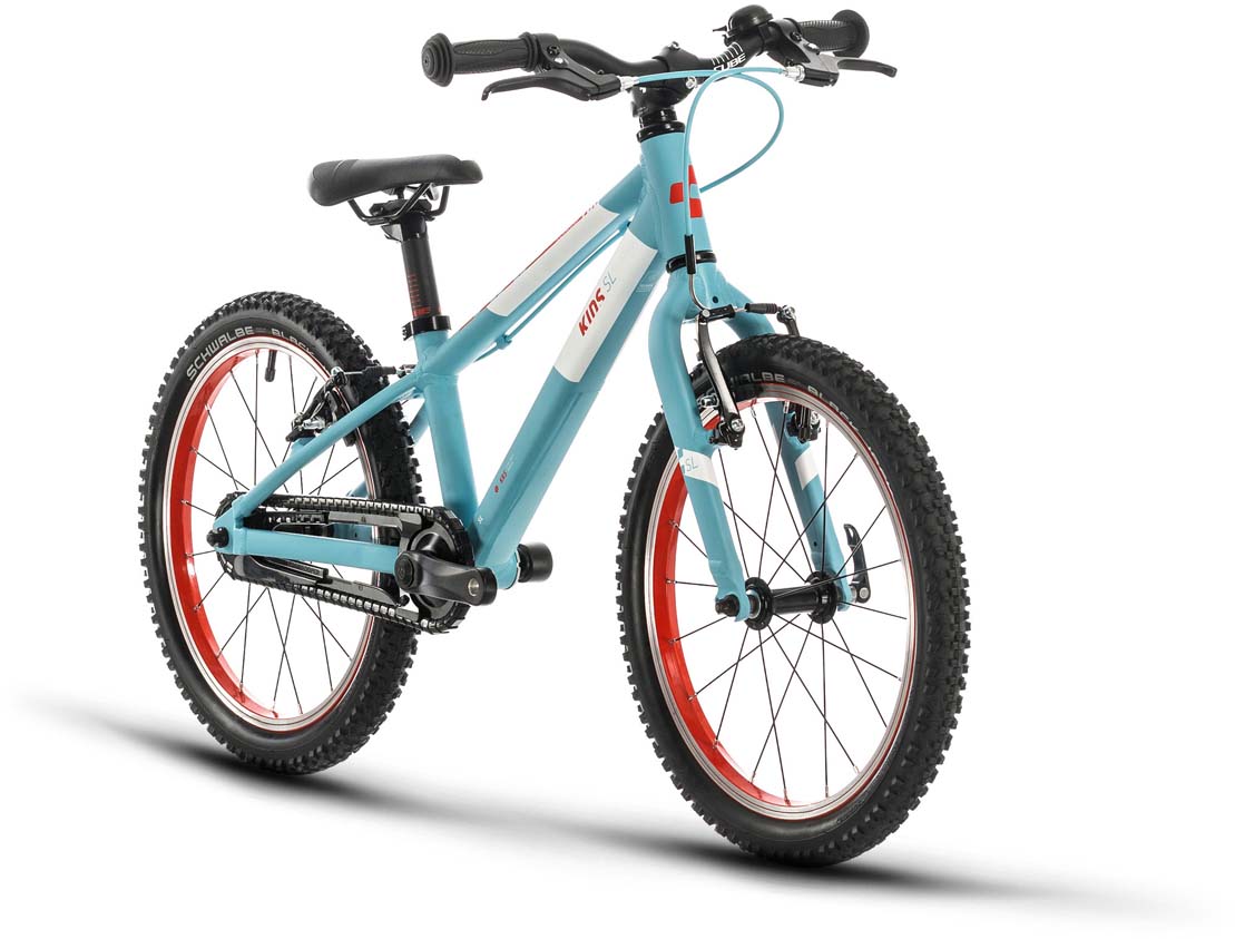 light blue bike with basket