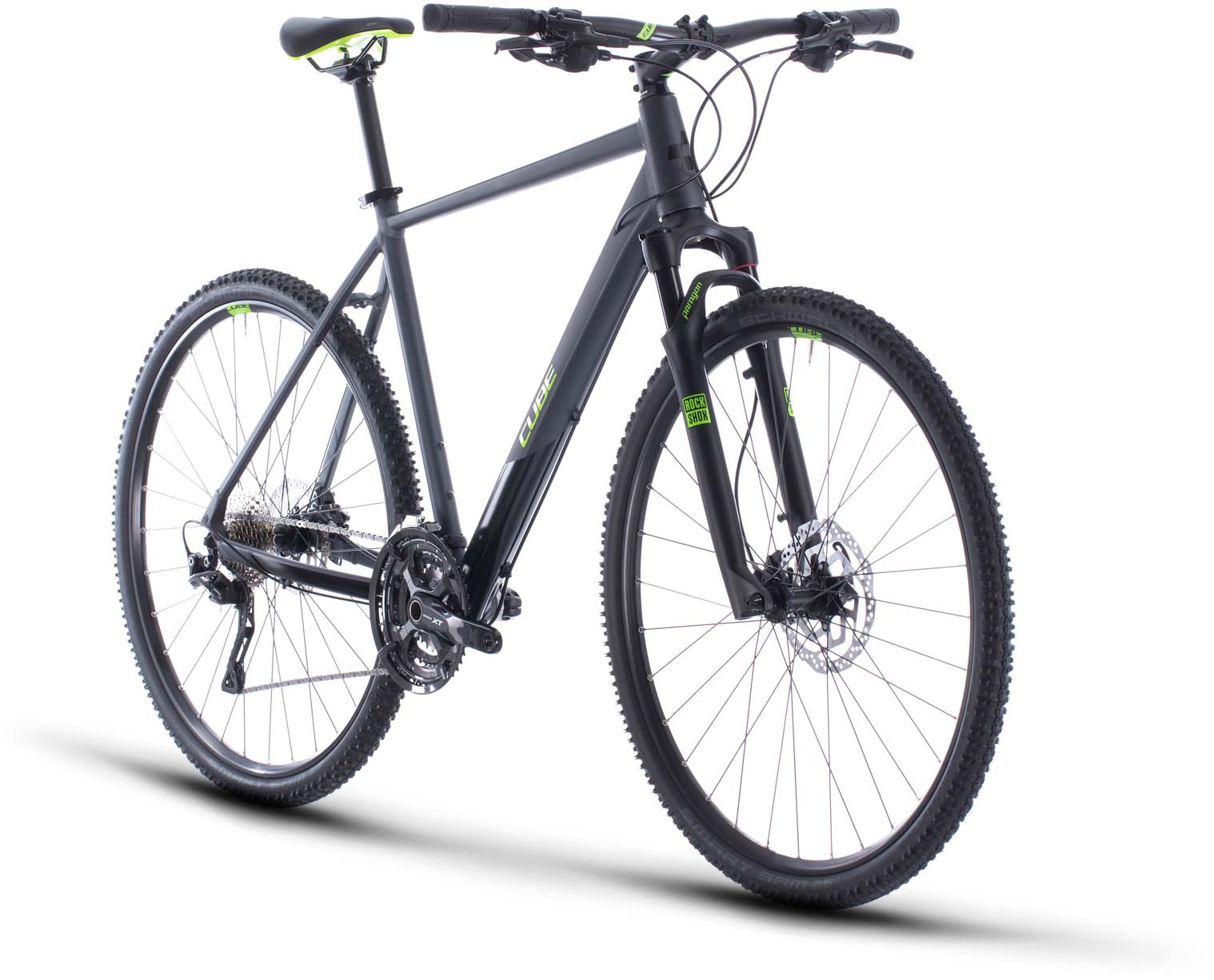 cube cross black green