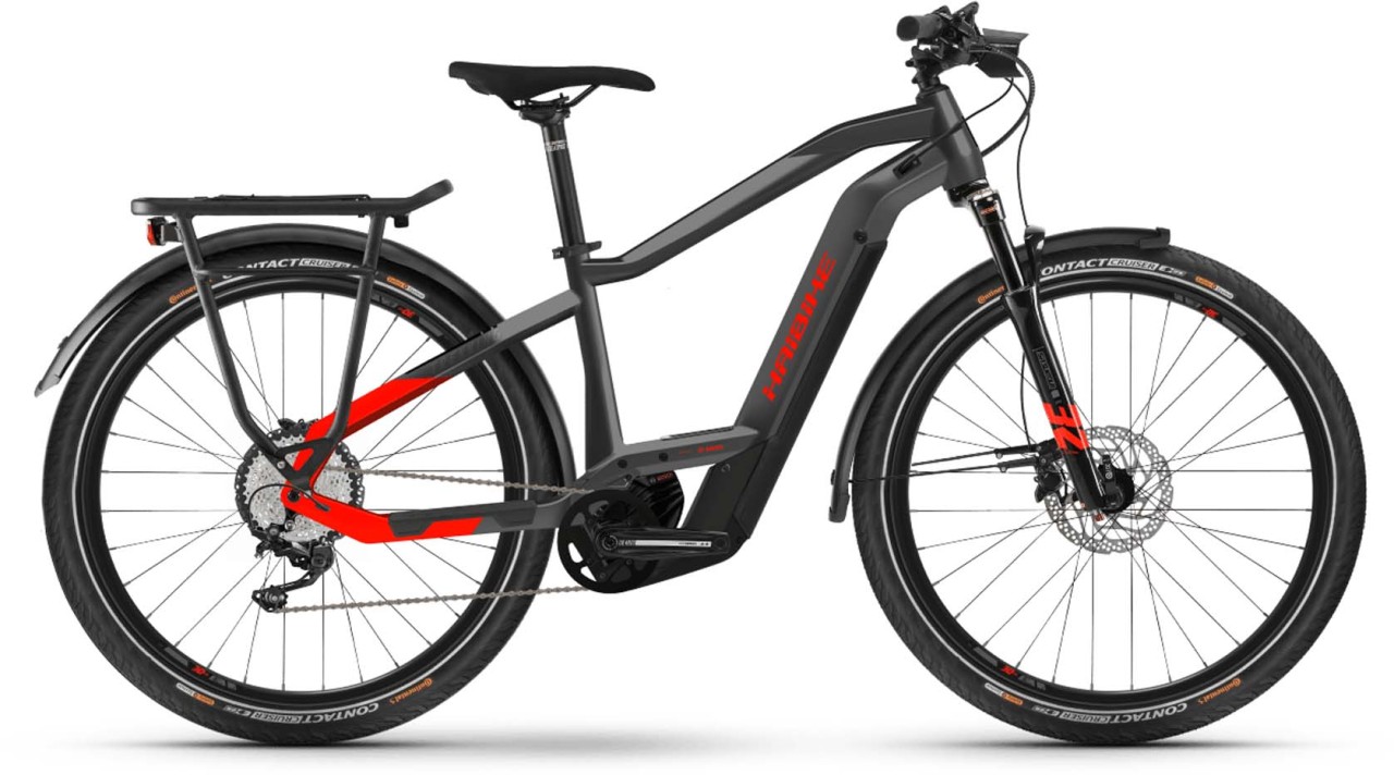 Haibike Trekking 9 i625Wh anthracite/red 2022 - Touring E-Bike Men