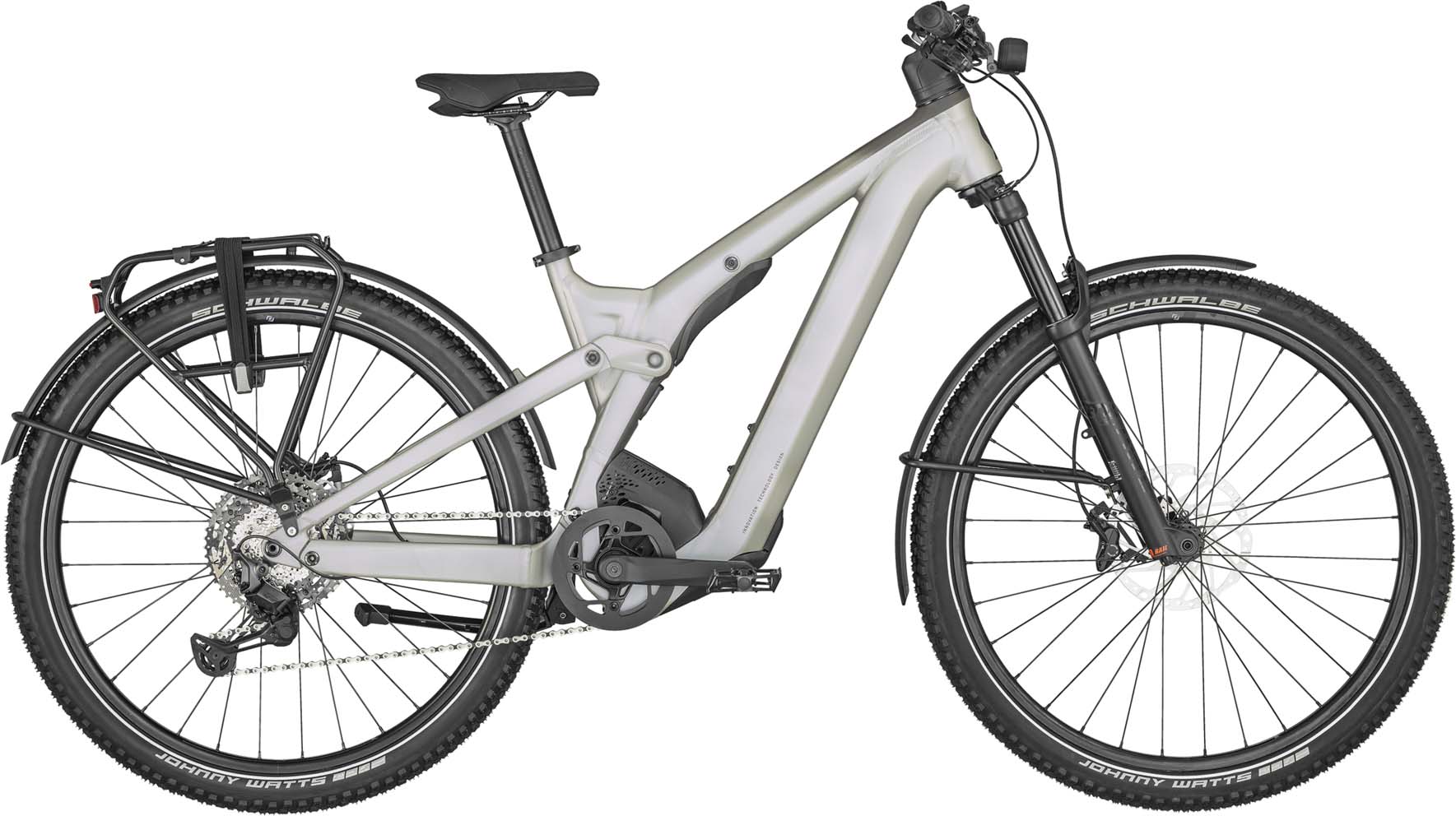 Scott Axis eRIDE FS 10 Prism Lazerfish Silver 2023 E Bike Fully MTB Touring Bike MHW