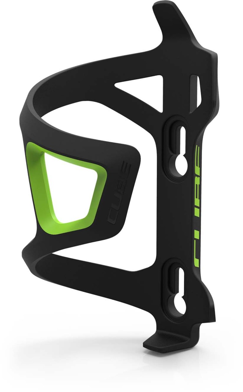 Cube Bottle cage HPP Sidecage black n green