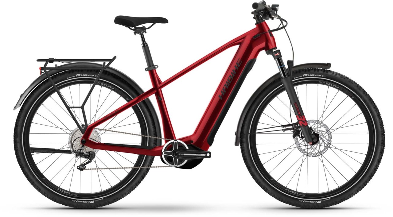 Haibike Trekking 5 dynamite red/black gloss 2023 - Touring E-Bike Men