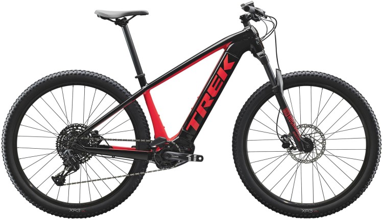 black trek mountain bike