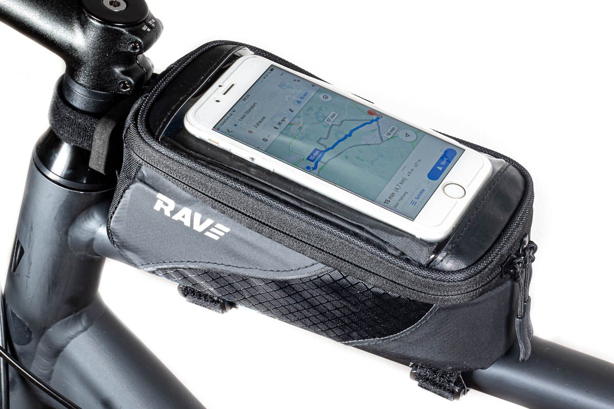 RAVE Fahrrad Cell Phone Bag Top Tube Bag Frame Bag Universal Holder
