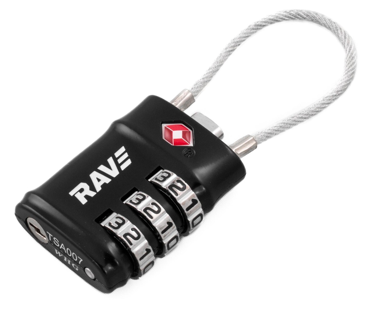 RAVE TSA suitcase lock with number combination