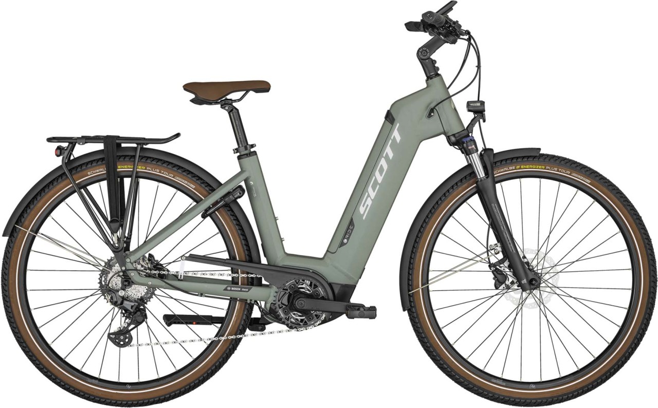 Scott Sub Sport eRIDE 20 Unisex Highland Green 2023 - Touring E-Bike Easy Entry