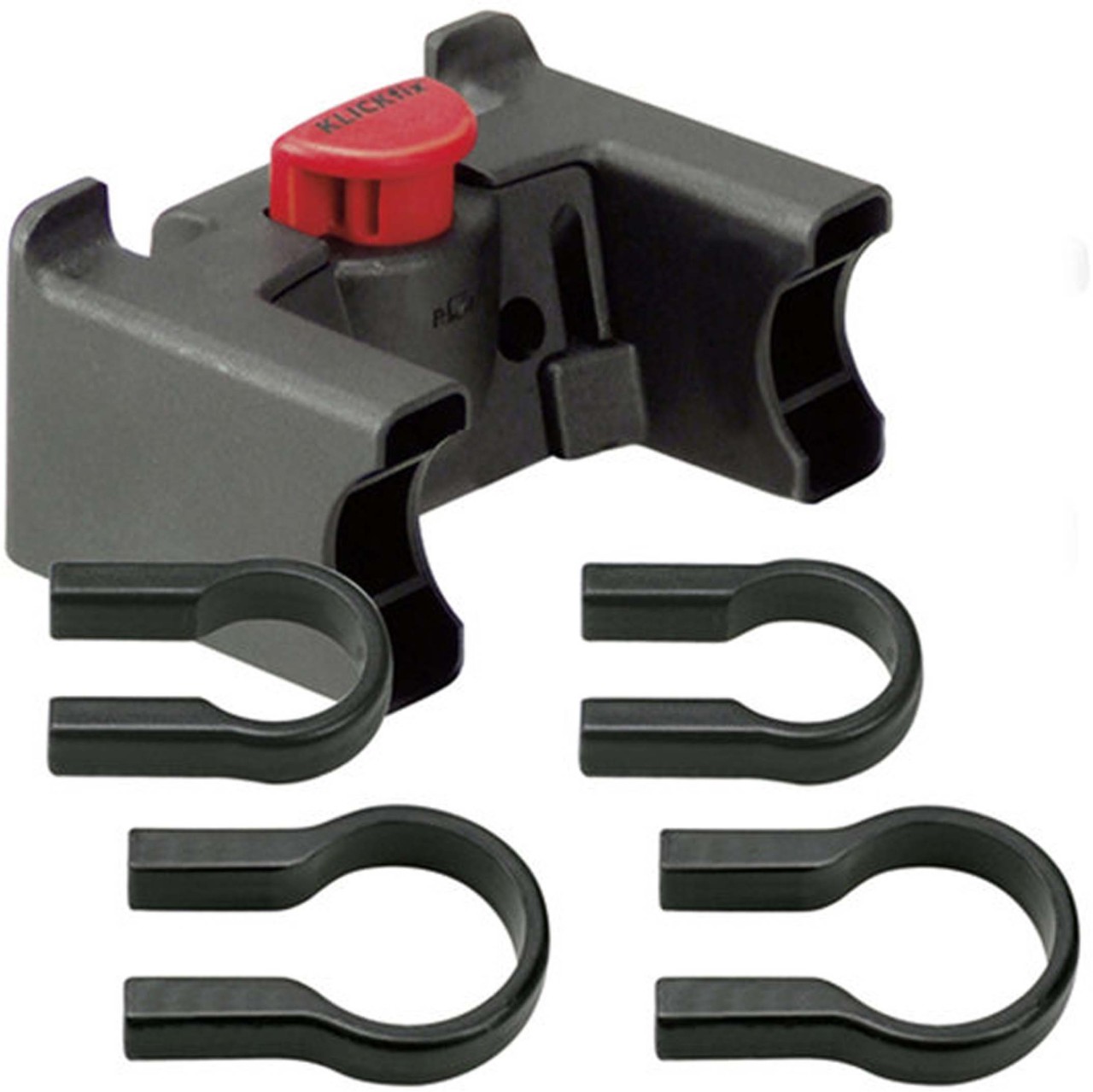KLICKfix handlebar adapter universal black-red