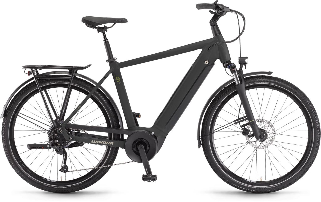 Winora Sinus X9 Black matte 2024 - Touring E-Bike Men