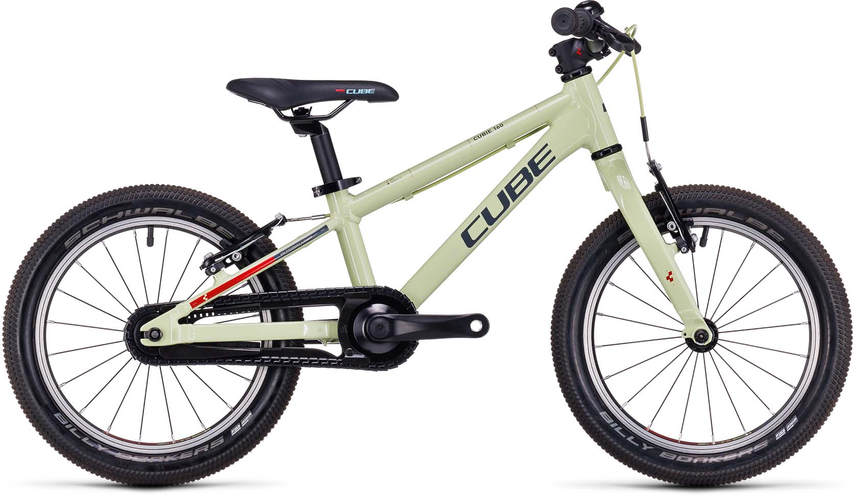 Cube Cubie 160 green n red 2023 Kid Bike 16 Inches