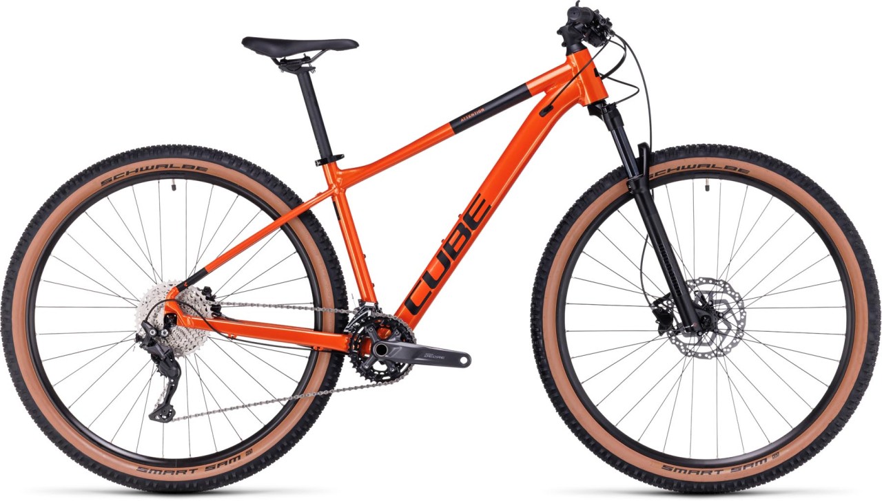 Cube Attention fireorange n black 2024 - Hardtail Mountainbike