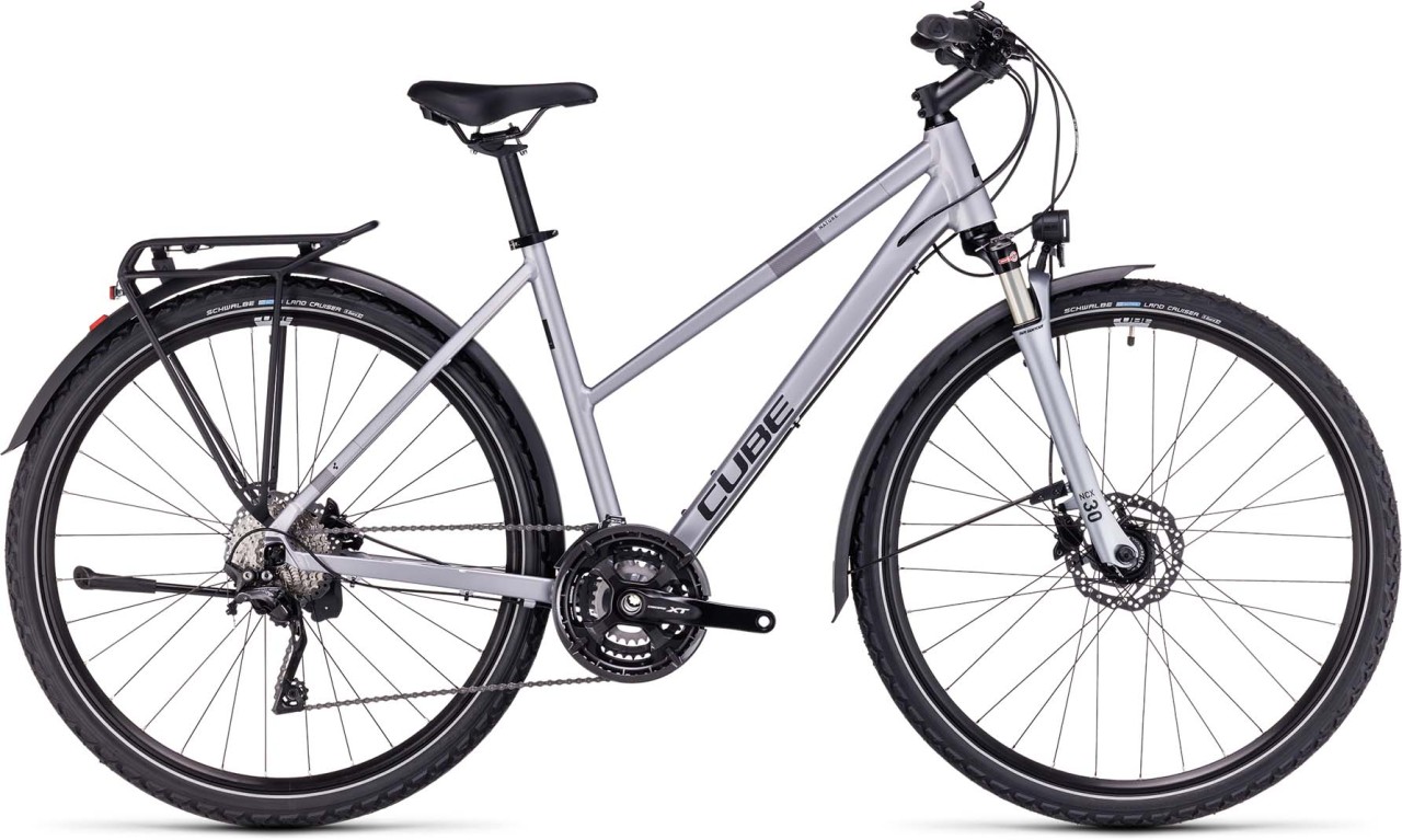 Cube Nature EXC Allroad polarsilver n black 2023 - Cross Bike Women