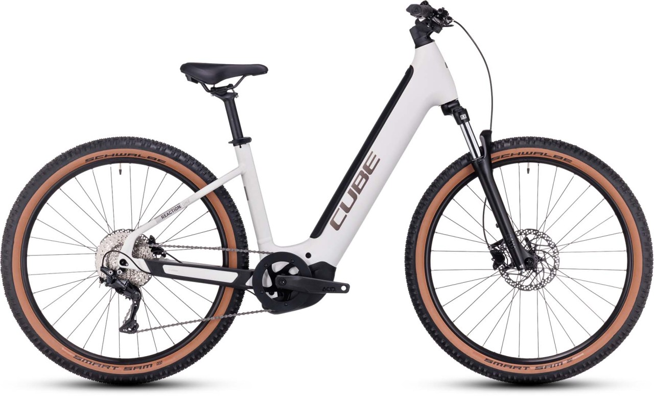 Cube Reaction Hybrid ONE 625 lightgrey n rose 2023 - E-Bike Hardtail Mountainbike Easy Entry