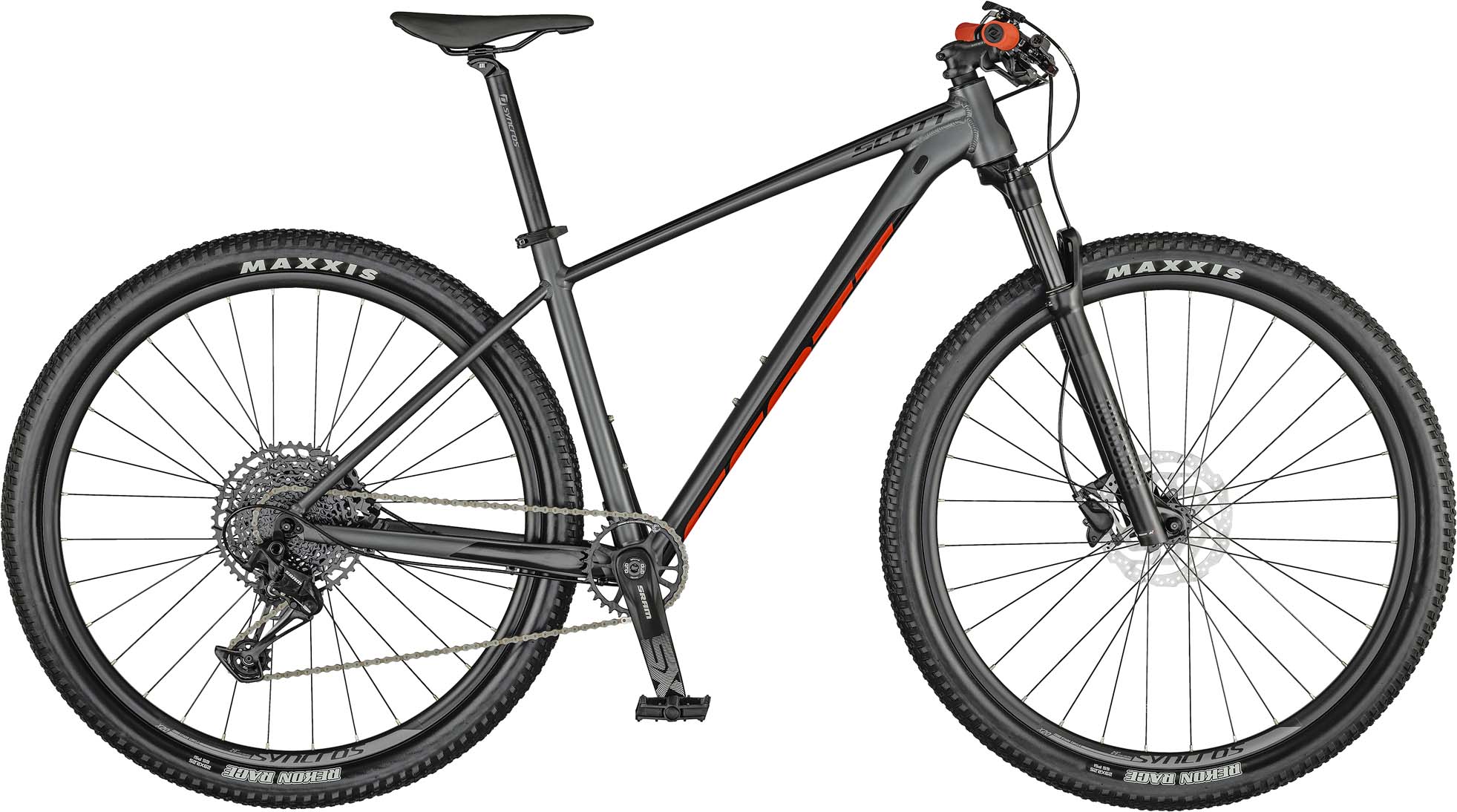 Scott Scale 970 Matt Dark Grey Black Red 21 Hardtail Mtb Mhw