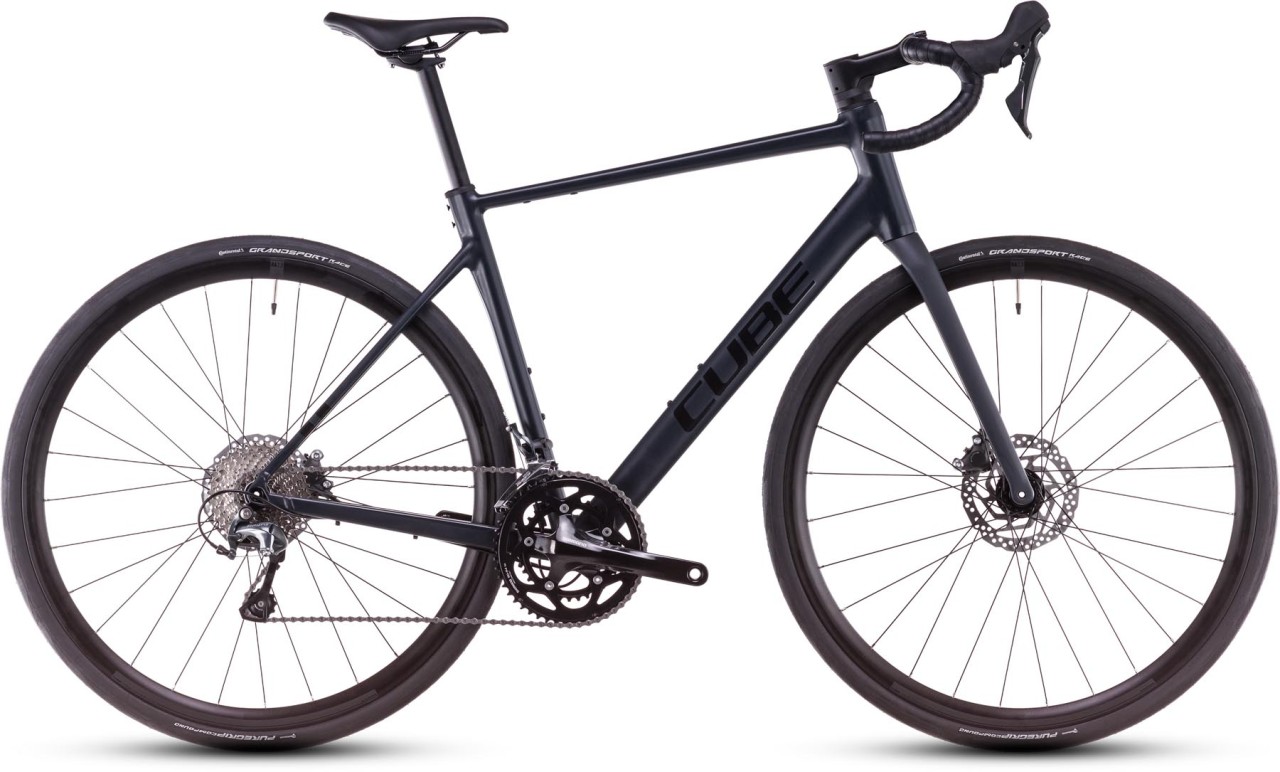 Cube Attain Race night n black 2025 Aluminium Rennrad MHW