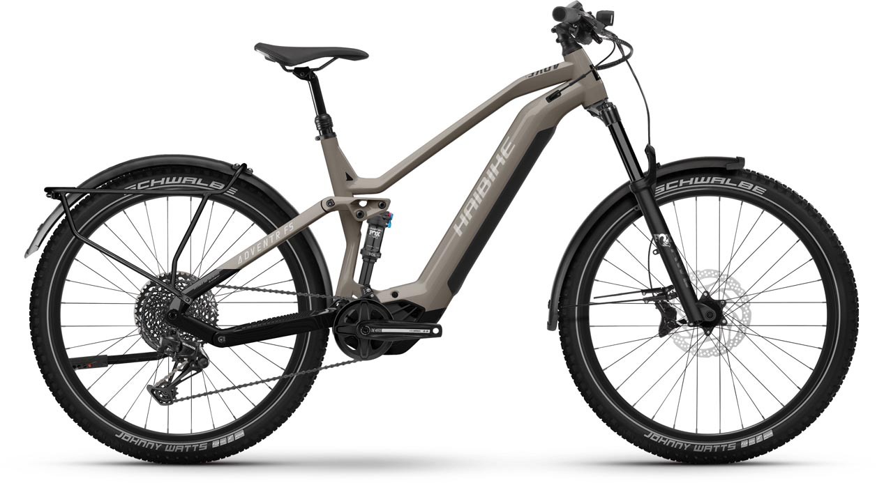 Haibike Adventr FS 10 Gloss Warm / Grey Blk 2023 - E-Bike Fully Mountainbike