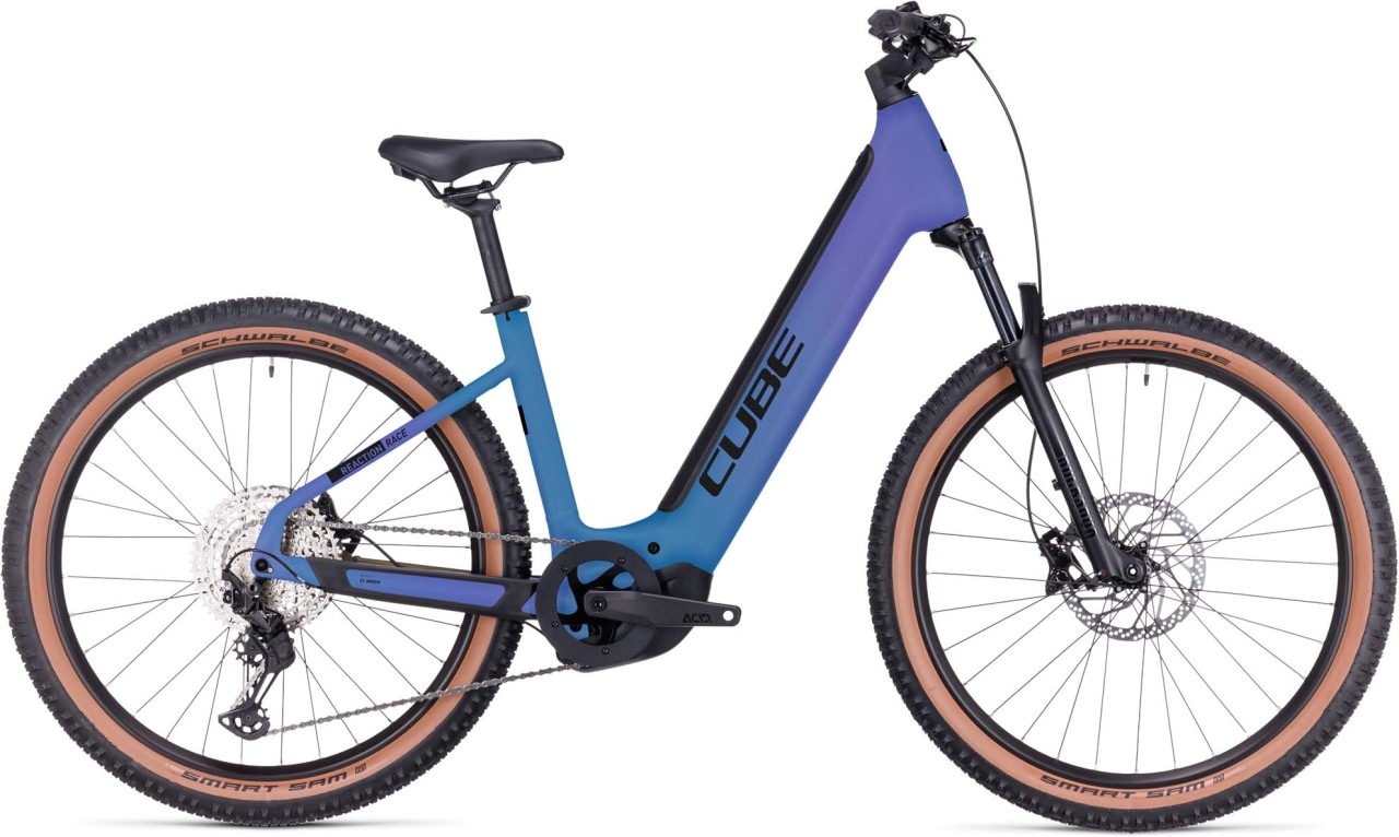 Cube Reaction Hybrid Race 625 switchblue n black 2023 - E-Bike Hardtail Mountainbike Easy Entry